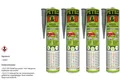 Produktbild: 4x Petec K&D Karosserie Klebe- und Dichtmasse Grau 310ml
