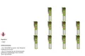 Produktbild: 10x Petec K&D Karosserie Klebe- und Dichtmasse Grau 310ml