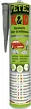 Produktbild: PETEC K&D Karosserie Klebe-&Dichtmasse grau Kartusche