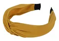 Produktbild: axy Breiter Haarreif mit raffinierten Knoten-Vintage-Wunderschön Stirnband Haarschmuck Damen Haarreifen HR34b Stil A (Stil A - Gelb)