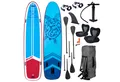 Produktbild: BRAST SUP-Board Family Aufblasbares Stand up Paddle Set XXL - 370x87x15cm bis 210kg, inkl. Zubehör 2X Kajak-Sitz 2X Fußschlaufe, (5 Jahre Garantie), 2X Paddel Pumpe Rucksack