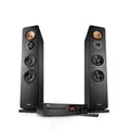 Produktbild: Teufel Ultima 40 Kombo 3 - HiFi Stereo Anlage mit Bluetooth und CD Receiver, WLAN, LAN, DAB+-FM Radio, USB-C, HDMI ARC CEC, 3-Wege-System, Umfangreiche Anschlussmöglichkeiten (Schwarz)