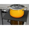 Produktbild: FireMat Küchenorganizer-Set FireMat Black Edition. Feuerfeste Unterlage für Induktionsherde, feuerfeste Unterlage TÜV Süd Zertifziert schwarz 35 cm x 65 cm