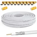 Produktbild: 30m 135HQ SAT DIGITAL KOAX KABEL Antennenkabel Koaxialkabel 135 A 30 HDTV Class