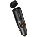 Produktbild: Baseus Share Together Fast Charge Car Charger with Cigarette Lighter Expansion Port, 2x USB, 120W (G (CCBT-D0G)