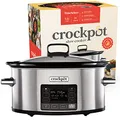Produktbild: Crockpot TimeSelect digitaler Schongarer | 5,6 l (7+ Personen) | mit programmierbarem Timer und digitaler Anzeige | Warmhaltefunktion | Edelstahl [CSC066X]