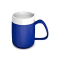 Produktbild: Ornamin Becher mit Trink-Trick mit unauffälligem Trinkdeckel, blau