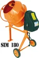 Produktbild: Betonmischmaschine SIM180 180L 800W 230V Betonmischer Mischmaschine