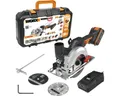 Produktbild: Akku-Handkreissäge Worx WX531 20V, inkl. Koffer, 2 Ah Akku, Ladegerät und Zubehö