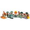Produktbild: Small foot Wooden Building Blocks Dino Activity Spielzeug aus Holz 12 m+ 34 St.