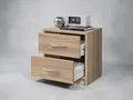 Produktbild: Nachtkommode  Pepe  in Eiche Sonoma Nachbildung - 39x39x28cm (BxHxT)
