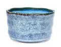 Produktbild: Teeladen Herzberg MAOCI - Matcha Tee-Schale Chawan aus Porzellan 350ml blau-weiß handgefertigt