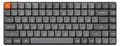 Produktbild: Keychron K3 Max, 75%, Kabellos, USB + RF Wireless + Bluetooth, Mechanischer Switch, RGB-LED, Grau