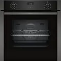 Produktbild: Neff B1ACE2AG3 N50 A+ Einbaubackofen, 59,4 cm breit, 71 L, Kindersicherung, Pizzafunktion, Schnellaufheizen, 7 Heizarten, Graphite-Grey