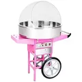 Produktbild: Royal Catering Zuckerwattemaschine Zuckerwattegerät 72 cm 1200 W mit Wagen, verschiedene Größen rosa 96 cm x 128 cm x 73.5 cm