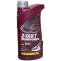 Produktbild: Motoröl 2-Takt Snowpower Schneemobilöl Scheemobile MANNOL API TC+ 1 Liter Oel Öl