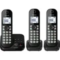 Produktbild: Panasonic KX-TGC463GB Schnurlostelefon mit Anrufbeantworter schwarz Freisprechen