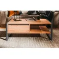 Produktbild: Couchtisch Denver | Artisan Oak / anthrazit | Industrial Look - Braun/Schwarz
