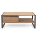 Produktbild: Couchtisch mit Schublade in Eiche anthrazit cm 100x 55 x 40 h