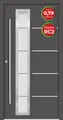 Produktbild: Splendoor Haustür Passivedoor Premium B06 RC2 Anthrazit DIN Links 100 x 210 cm