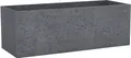 Produktbild: Scheurich Pflanzgefäß C-Cube Long Serie 240 schwarz granit 80 cm