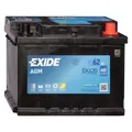 Produktbild: Exide EK620 AGM Autobatterie 12V 62Ah 620A/EN Start-Stop Starterbatterie PKW
