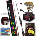 Produktbild: Paradox Fishing UL-Komplett Set Ultralight Rute mit 1000 Rolle und Zubehör