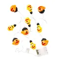 Produktbild: United Labels Sesamstraße Ernie & Bert Lichterkette 2 m 10 LEDs, warmweiß, innen, batteriebetrieben, USB-C Anschluss, LED Lichterkette innen für Wohnzimmer und Kinderzimmer