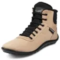 Produktbild: Leguano KOSMO Barfußschuh, Bequemschuh, Schnürboots mit einzigartiger Halbkugel-Laufsohle beige 37 EU