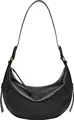 Produktbild: FOSSIL Leder Schultertasche Harwell Hobo Black schwarz