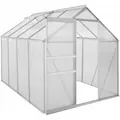 Produktbild: Zelsius - Aluminium Gewächshaus 250 x 190 cm, 4 mm Platten, 4,75m2