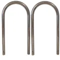 Produktbild: Fahrrad Anlehnbügel Fahrradständer Edelstahl 1150x580 mm HxB Ø 60mm 2 er Set