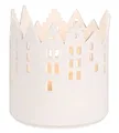 Produktbild: Räder Stadtlicht Marktplatz aus Porzellan unglasiert in der Farbe Weiß, Maße: 11 x 10 cm, 90341