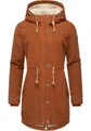 Produktbild: Ragwear Winterjacke Canny Corduroy stylischer Damen Cordmantel mit Kapuze