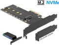 Produktbild: Delock - Speicher-Controller - M.2 - M.2 NVMe Card / PCIe 4,0 (NVMe) Low-Profile - PCIe 4,0 x4 (89013)