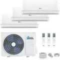 Produktbild: Kältebringer® Multisplit Klimaanlage Trio - 27.000 BTU (7,9kW) - 3 Innengeräte