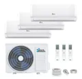 Produktbild: Kältebringer Split-Klimagerät Set Trio Multisplit Klimaanlage mit 3 Innengeräten - Kühlen und Heizen, 27000 BTU, 7,9 kW, R32, WiFi/App Funktion, sehr leise