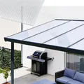 Produktbild: Gutta Terrassendachsystem Premium weiß/anthrazit 410,2 x 306 cm Polycarbonat weiß opal Weiß