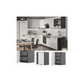 Produktbild: Vicco Eckhängeschrank 57 cm FAME Line Küchenschrank Küchenzeile Landhaus Weiß Anthrazit