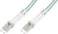 Produktbild: Digitus DK-2533-10/3 Glasfaser LWL Anschlusskabel 10.00m Türkis [1x LC-Stecker - 1x LC-Stecker] 50/125 µ Multimode OM3