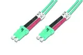 Produktbild: DIGITUS DK-2533-10/3 – Glasfaserkabel OM3 – 10 m – LC zu LC – Duplex LWL Kabel –