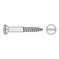 Produktbild: DIN 95 LinsenSenkkopf-Holzschraube 6x20 Messing blank Schlitz, 200 Stück