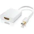 Produktbild: CSL Mini DisplayPort zu HDMI Typ A Audio- & Video-Adapter, Full HD MiniDP Adapter / Konverterkabel