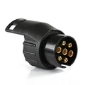 Produktbild: LIHAO Adapter Anhänger 7 auf 13 Polig für PKW Autoanhänger