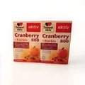 Produktbild: Doppelherz Cranberry 800 + Kürbis + Vitamin C + Selen - 30kapseln x2