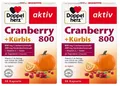 Produktbild: ✅ Doppelherz aktiv Cranberry 800 + Kürbis + Vitamin C + Selen 2x 30 Kapseln ✅
