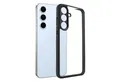 Produktbild: Wigento Handyhülle Für Samsung Galaxy S25 FE 5G Frosted TPU / PC Schutz Hülle Schwarz, Hybrid-Hülle mit Stoßschutz und Anti-Vergilbung