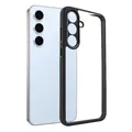 Produktbild: Für Samsung Galaxy S25 FE 5G Frosted TPU + Transparent PC Hybrid Hülle Schwarz