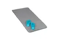 Produktbild: relaxdays Badematte Memoryschaum Badematte in Grau, Höhe 15 mm, Polyester, 50x120cm