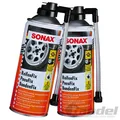 Produktbild: 2x 400ml SONAX  REIFENFIX REIFEN-DICHTUNGS-SET REIFENMONTAGESET REPARATUR DOSE